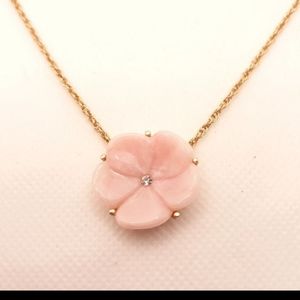 Avon pink lotus necklace